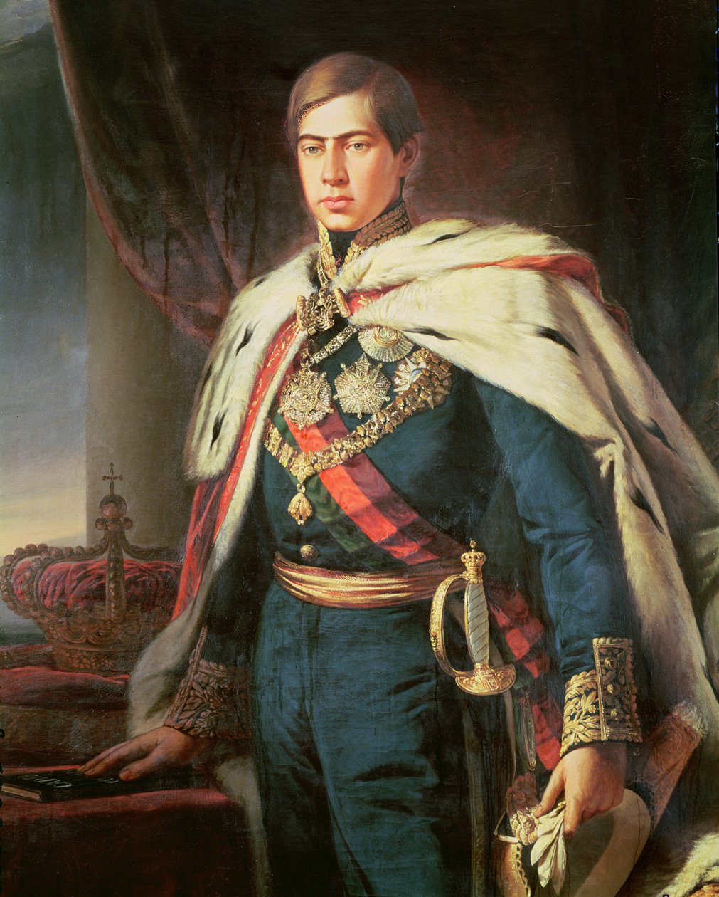 葡萄牙国王彼得五世（1837-61）（详情） 作者 何塞·罗德里格斯
