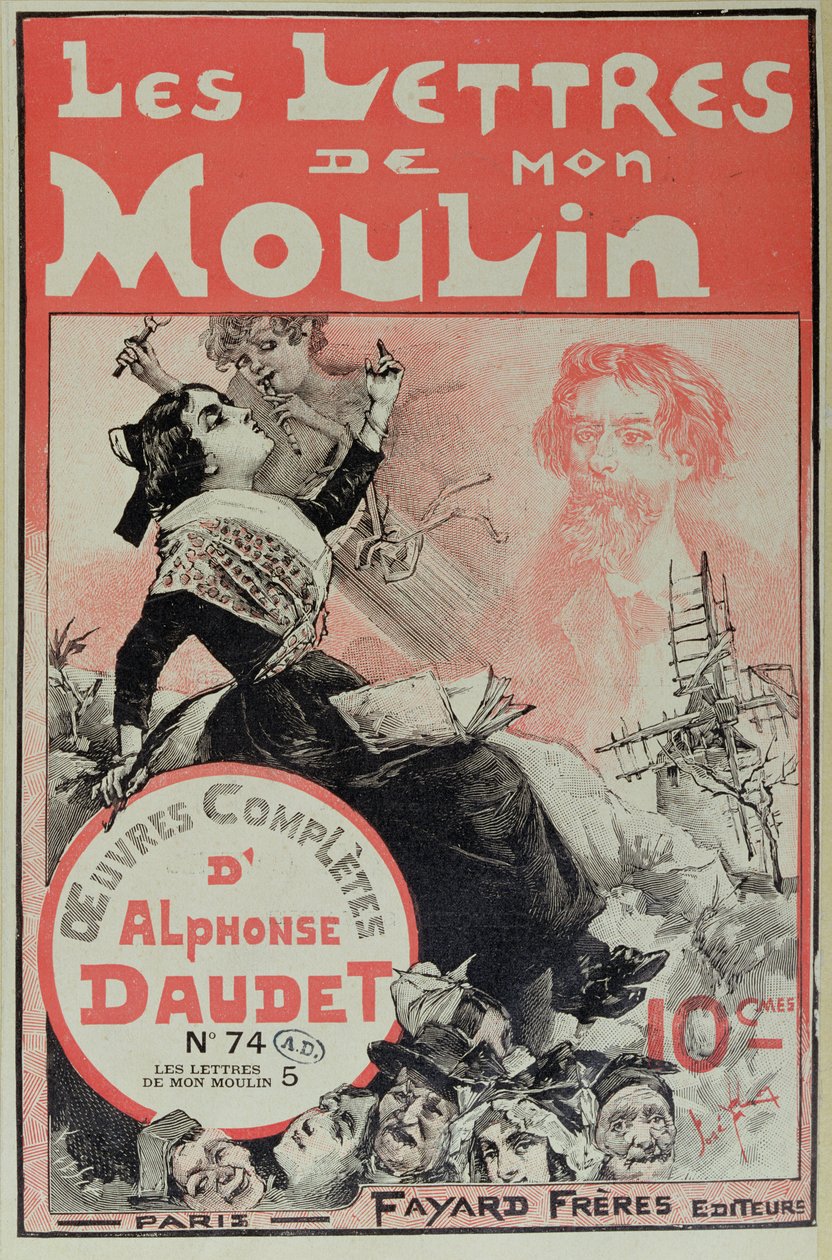 Alphonse Daudet（1840-97）封面的“我的磨坊的信件” 作者 何塞·罗伊