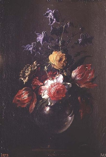 花的静物 作者 何塞·安托利内斯（JoséAntolínez）