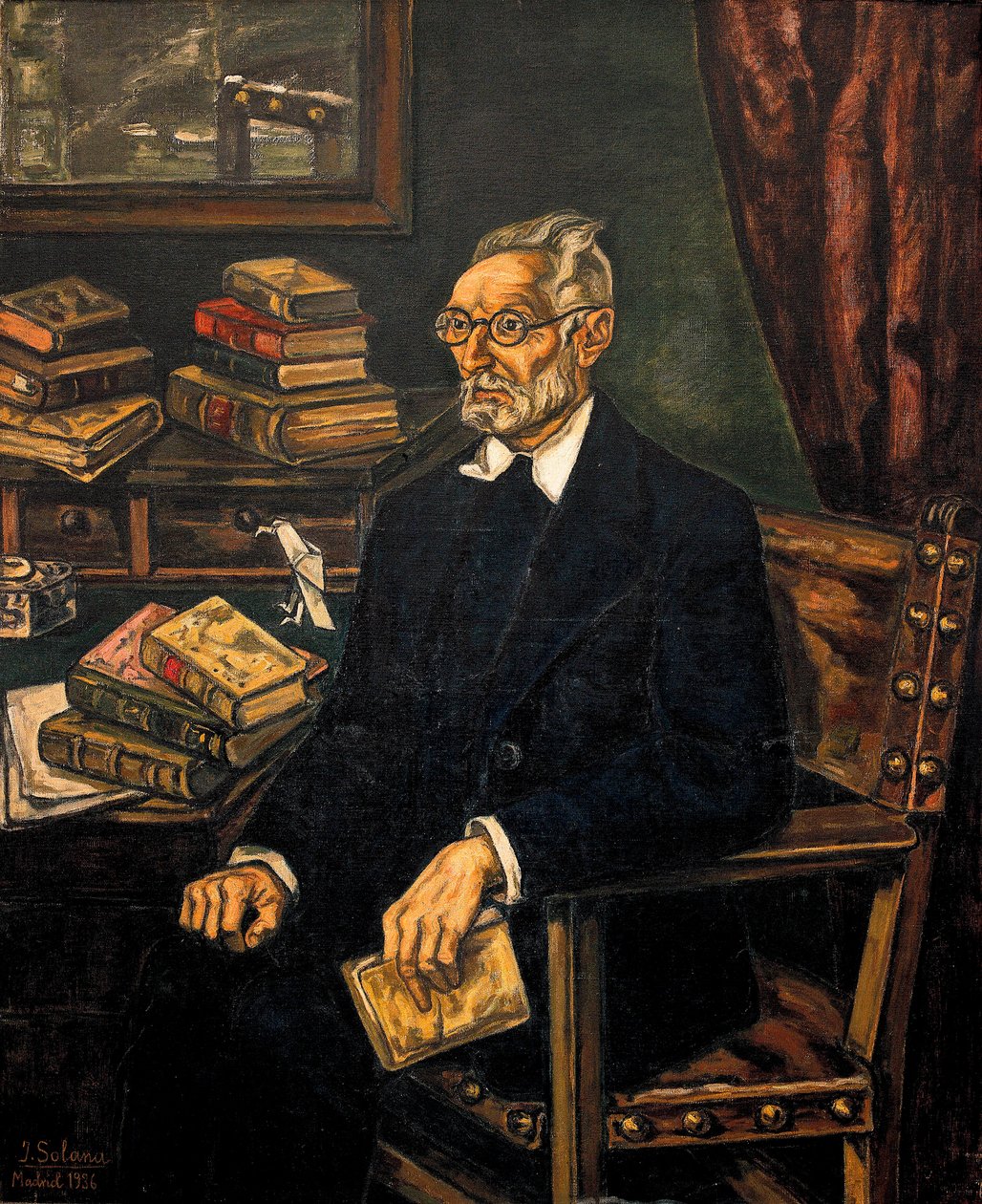 Miguel de Unamuno, painitng by Jose Gutierrez Solana 作者 何塞·古铁雷斯·索拉纳