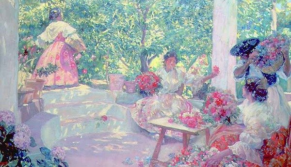 西班牙花园 作者 何塞·蒙格里尔·洪流