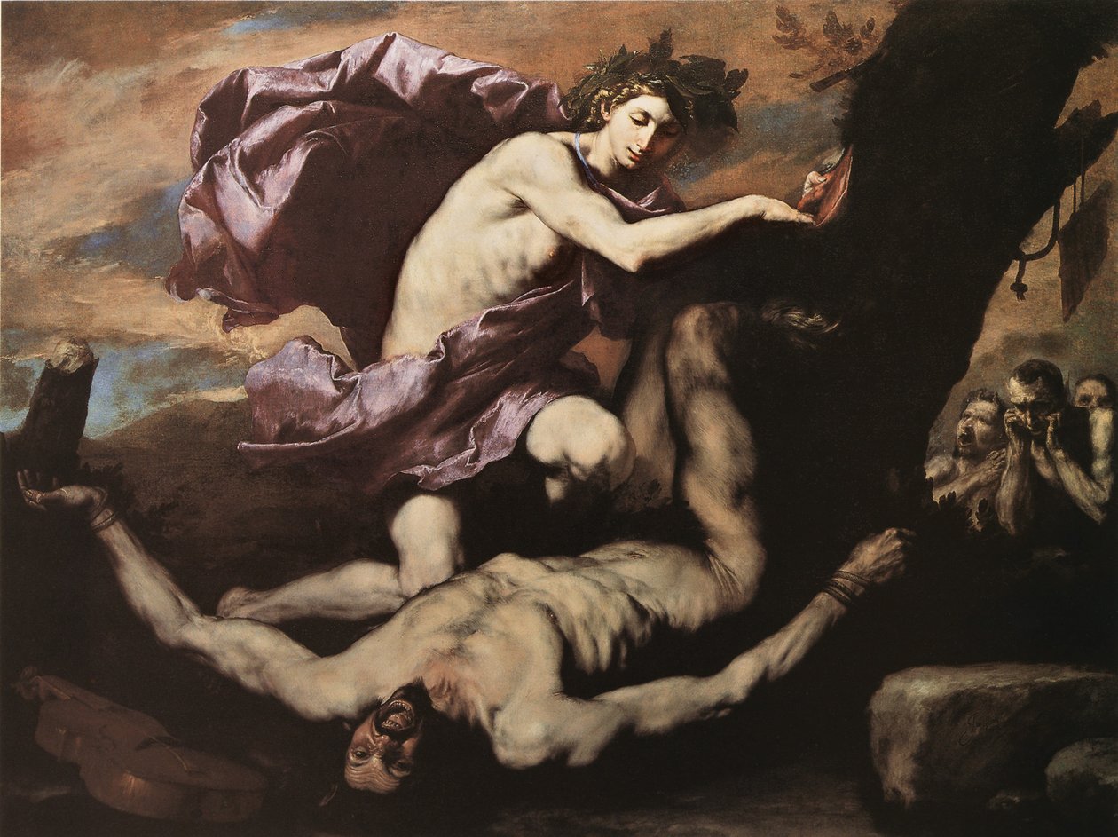 阿波罗（Apollo）和马斯亚斯（Marsyas），1637年。 作者 何塞·德·里贝拉