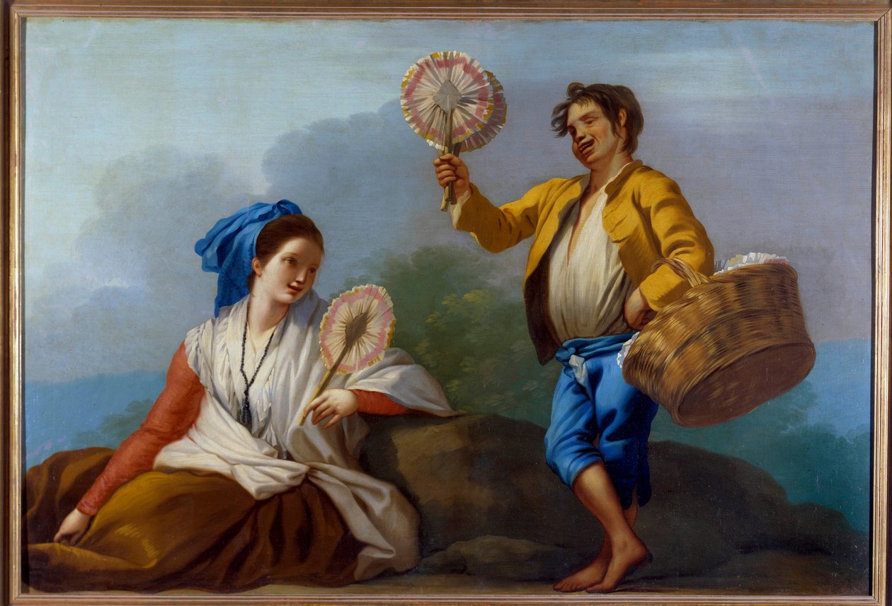 Jose del Castillo (1737-1793) 18 世纪马德里普拉多博物馆的《晚宴商人》 作者 何塞·德尔卡斯蒂略