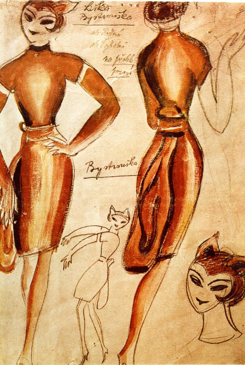 Leos JANACEK歌剧由Josef Capek（1887-1945）为布拉格首映设计的Cunning Little Vixen服装设计 作者 约瑟夫恰佩克