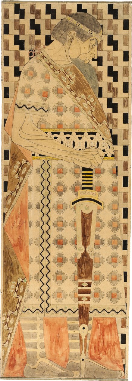 圣路易斯1904年世界博览会的壁画设计，1904年。 作者 约瑟夫·恩格尔哈特