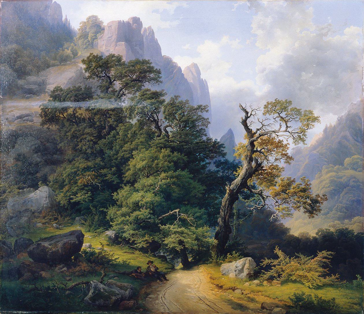山景 作者 约瑟夫·霍尔泽