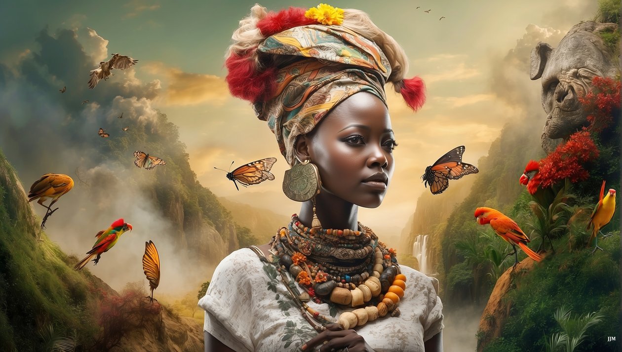 Dreamcore_dreamlike_scene-Africa_01 作者 约瑟夫·约翰·迈克尔