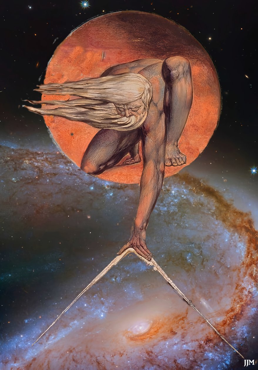 JJM-recreate: Blake-W_The Ancient of Days+JWST 作者 约瑟夫·约翰·迈克尔