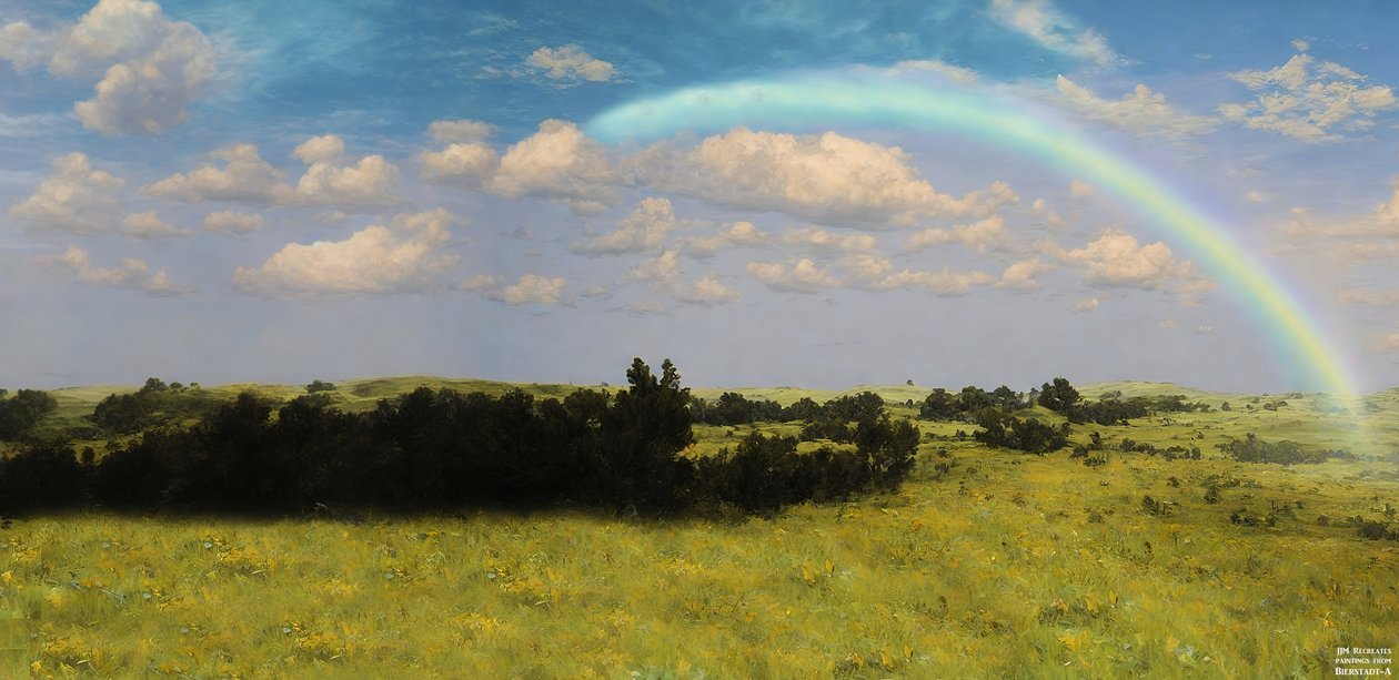 JJM 重现 Bierstadt-A：暴风雨过后 作者 约瑟夫·约翰·迈克尔