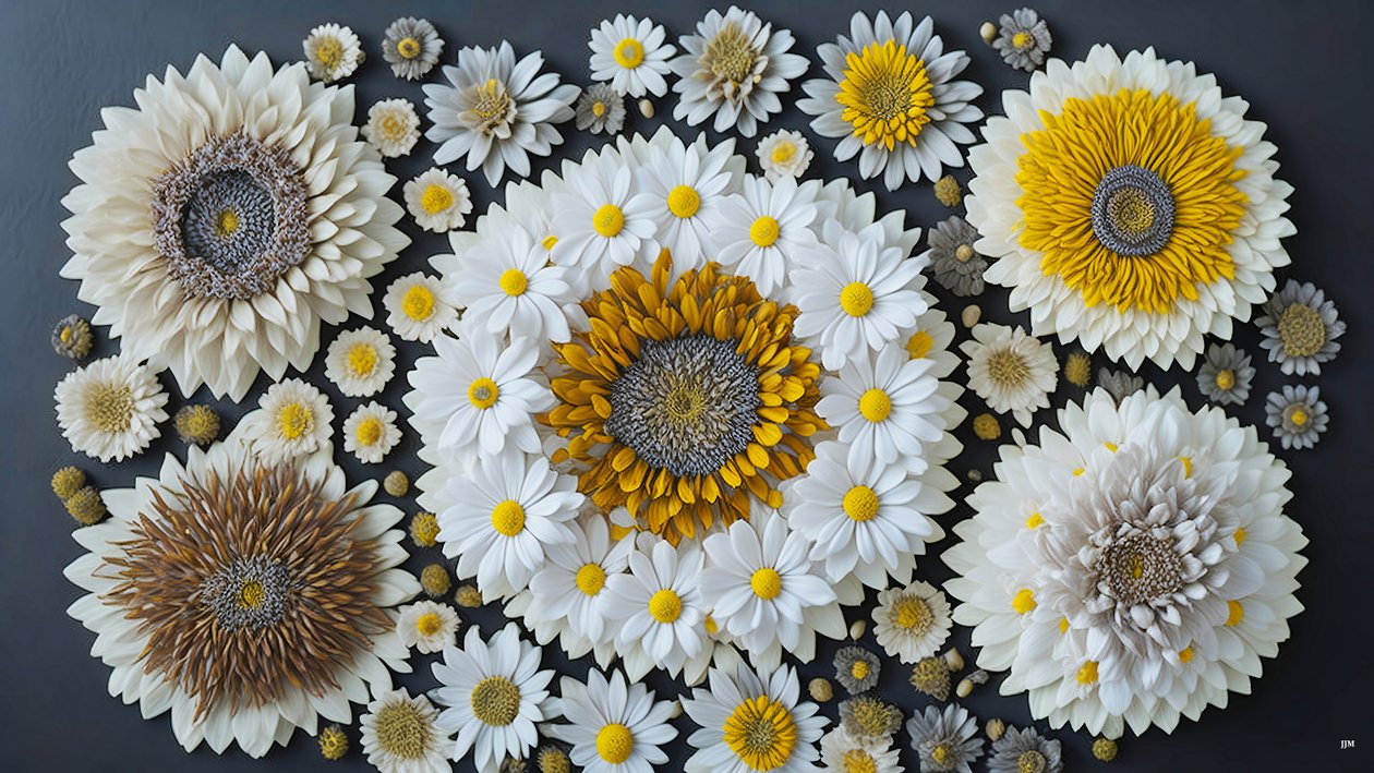曼陀罗：洋甘菊-母菊元素_02 作者 约瑟夫·约翰·迈克尔