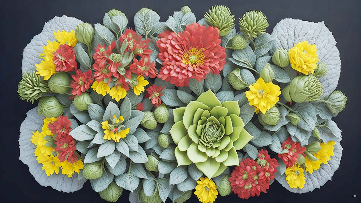曼陀罗Kalanchoe 元素_02 作者 约瑟夫·约翰·迈克尔