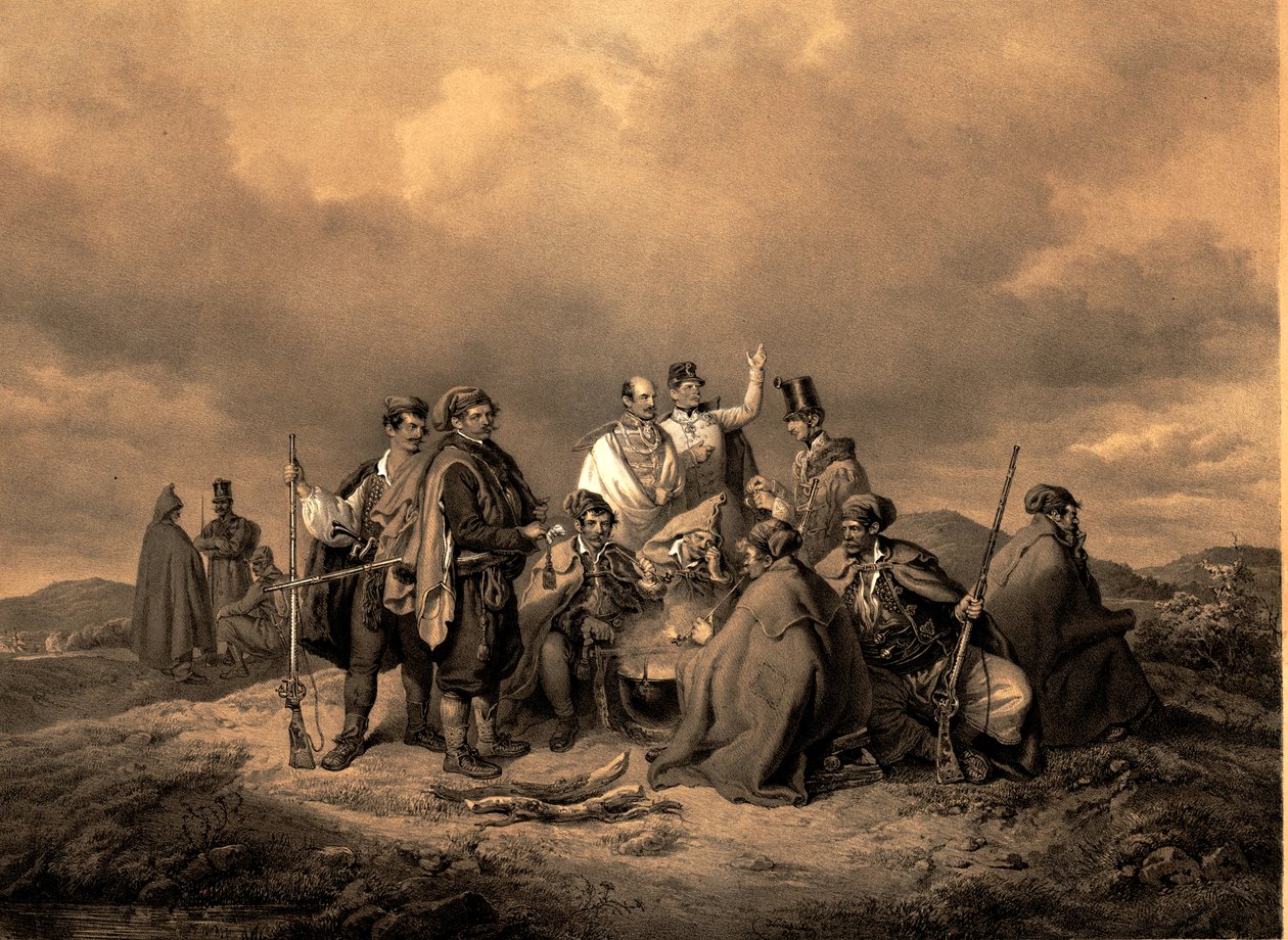 Bivouc Kriehuber Litho 作者 约瑟夫·克里胡伯（Josef Kriehuber）