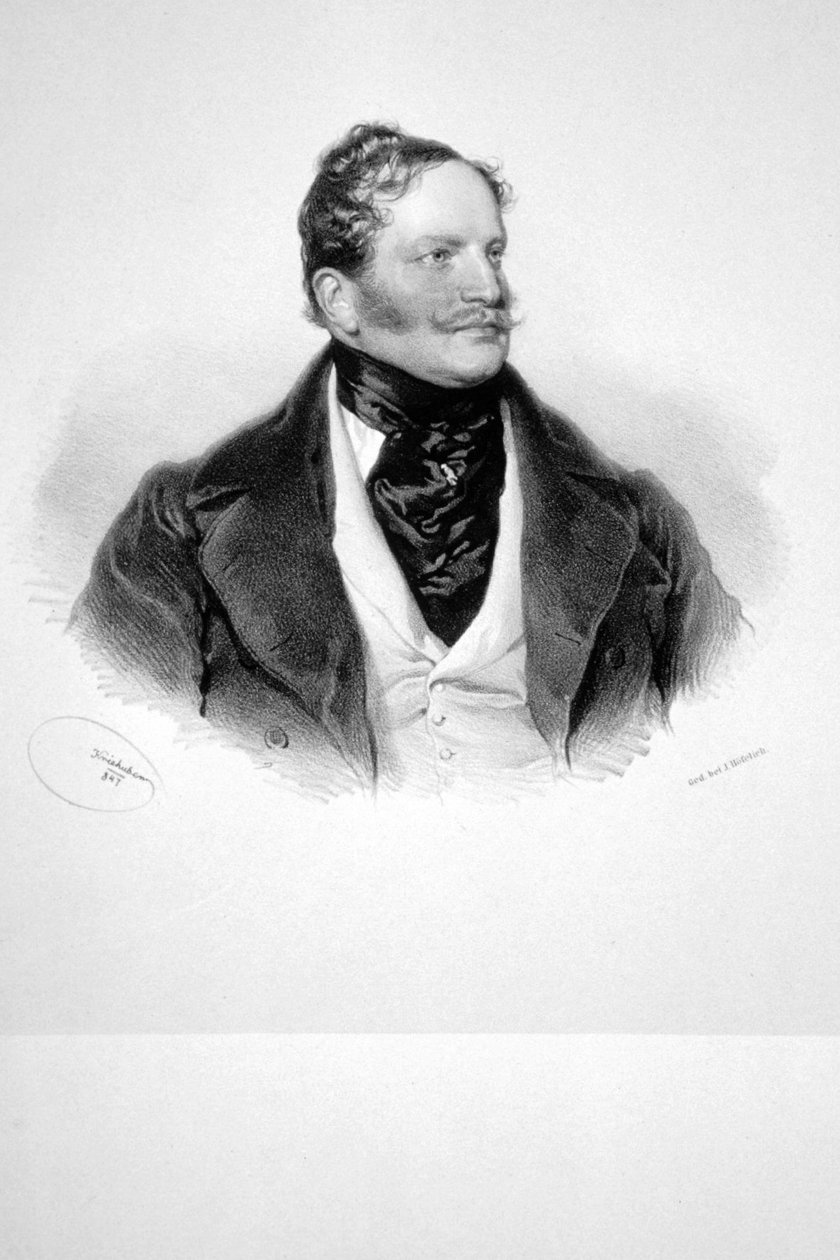 Franz Hardegg Litho 作者 约瑟夫·克里胡伯（Josef Kriehuber）