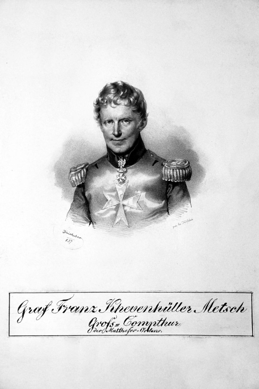 Franz Khevenhüller-Metsch Litho 作者 约瑟夫·克里胡伯（Josef Kriehuber）