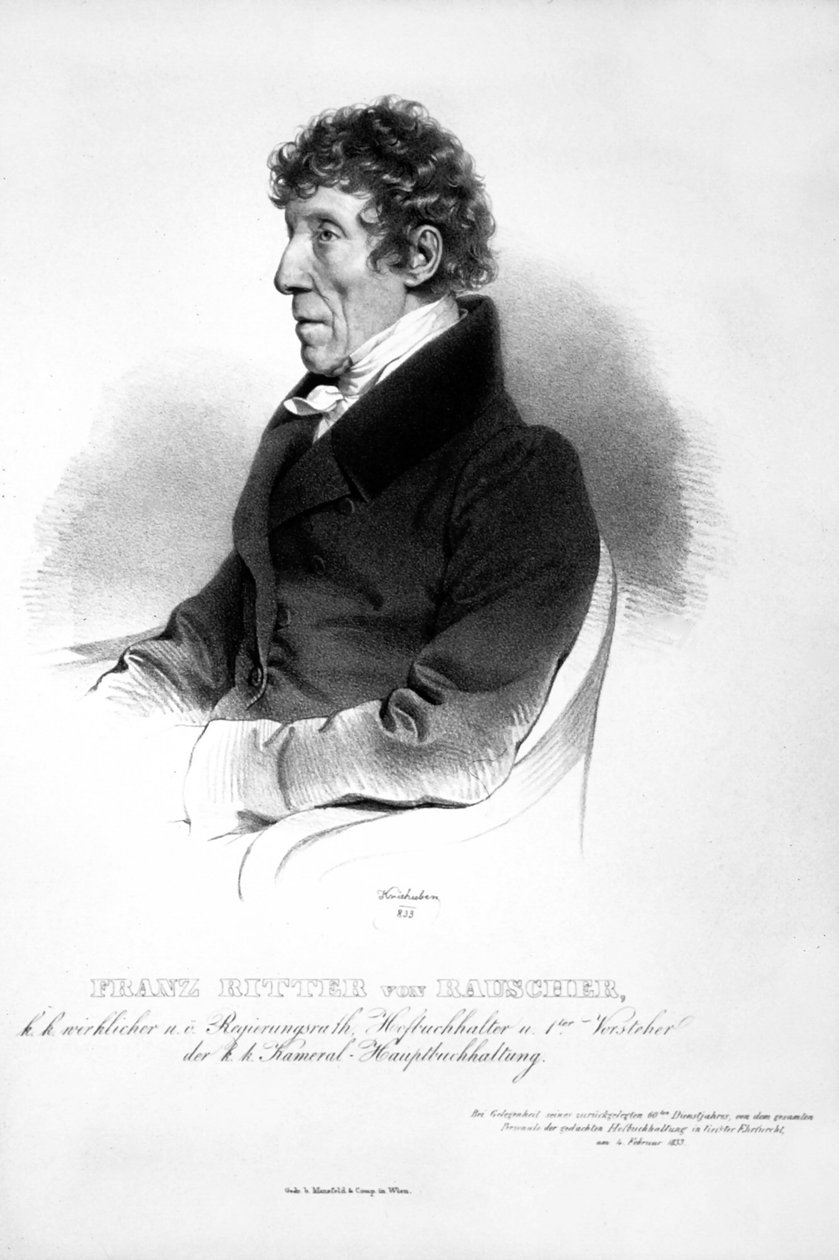 Franz Seraph Rauscher Litho 作者 约瑟夫·克里胡伯（Josef Kriehuber）