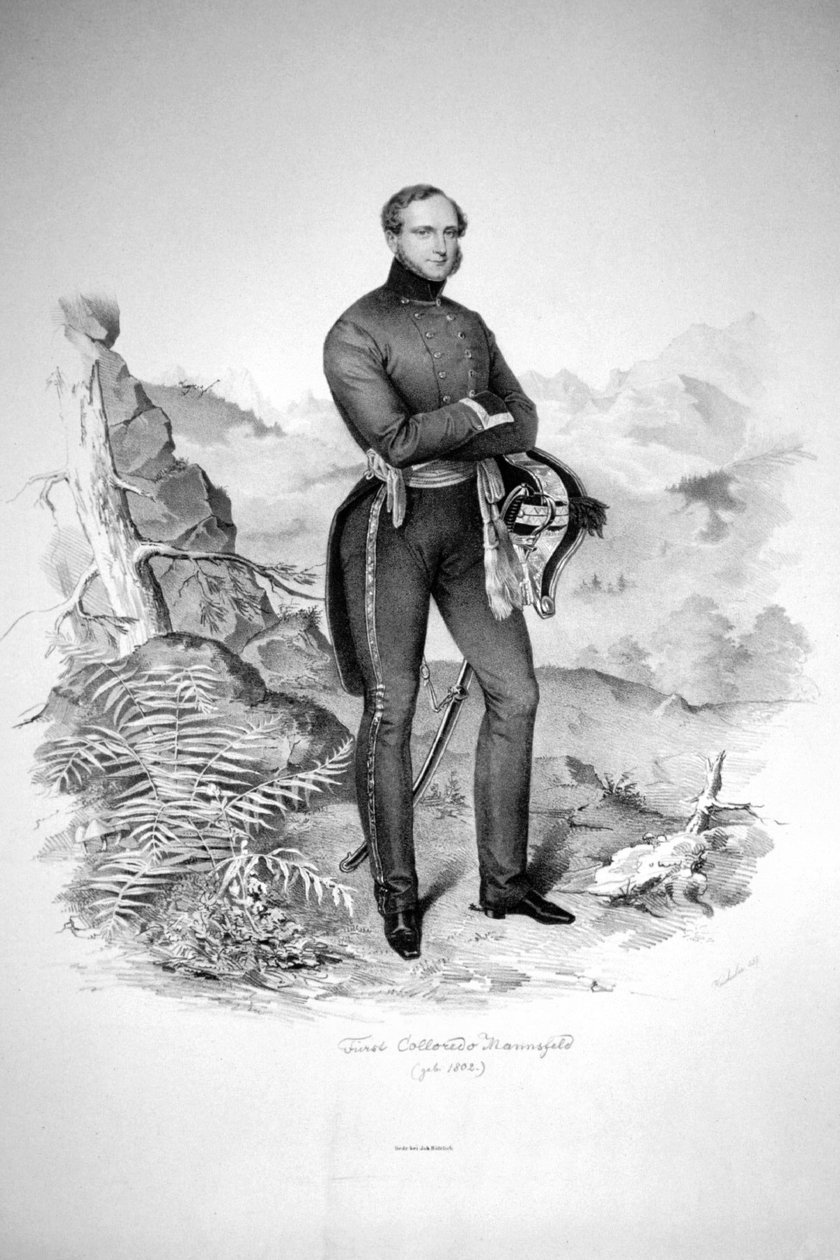 Franz de Paula Colloredo-Mansfeld Litho 2 作者 约瑟夫·克里胡伯（Josef Kriehuber）
