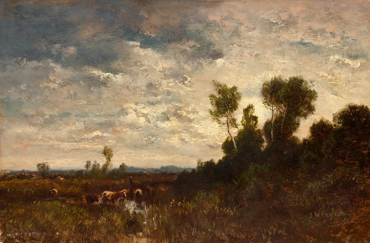 Moorlandschaft 作者 约瑟夫·温格琳