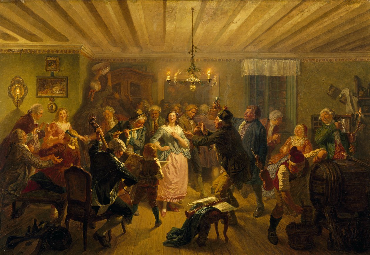 1860年Tre Byttor音乐会 作者 约瑟夫·威廉·沃兰德
