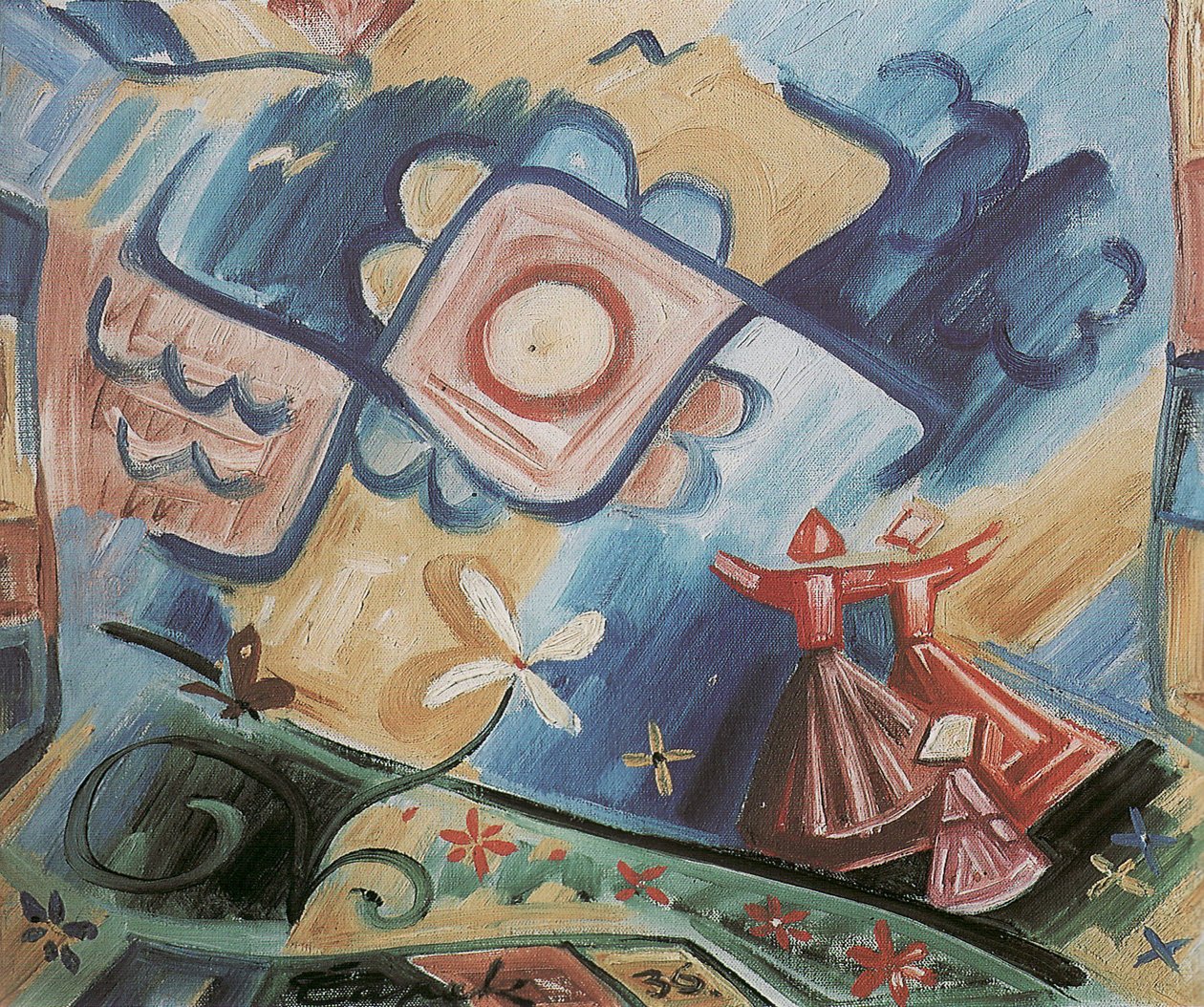 歌唱少女民间传说饰品，1936年 作者 约瑟夫恰佩克