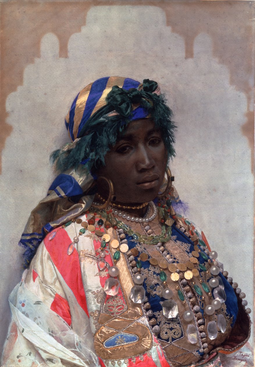 Tangerian Beauty，c.1876（纸上写着） 作者 约瑟夫·塔皮罗·巴罗