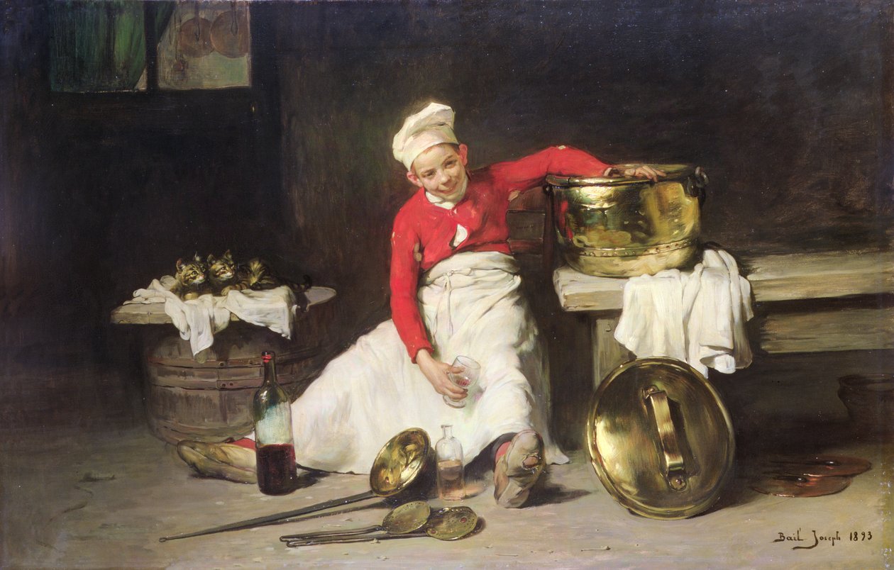 Kitchen-Boy，1893 作者 约瑟夫·保尔