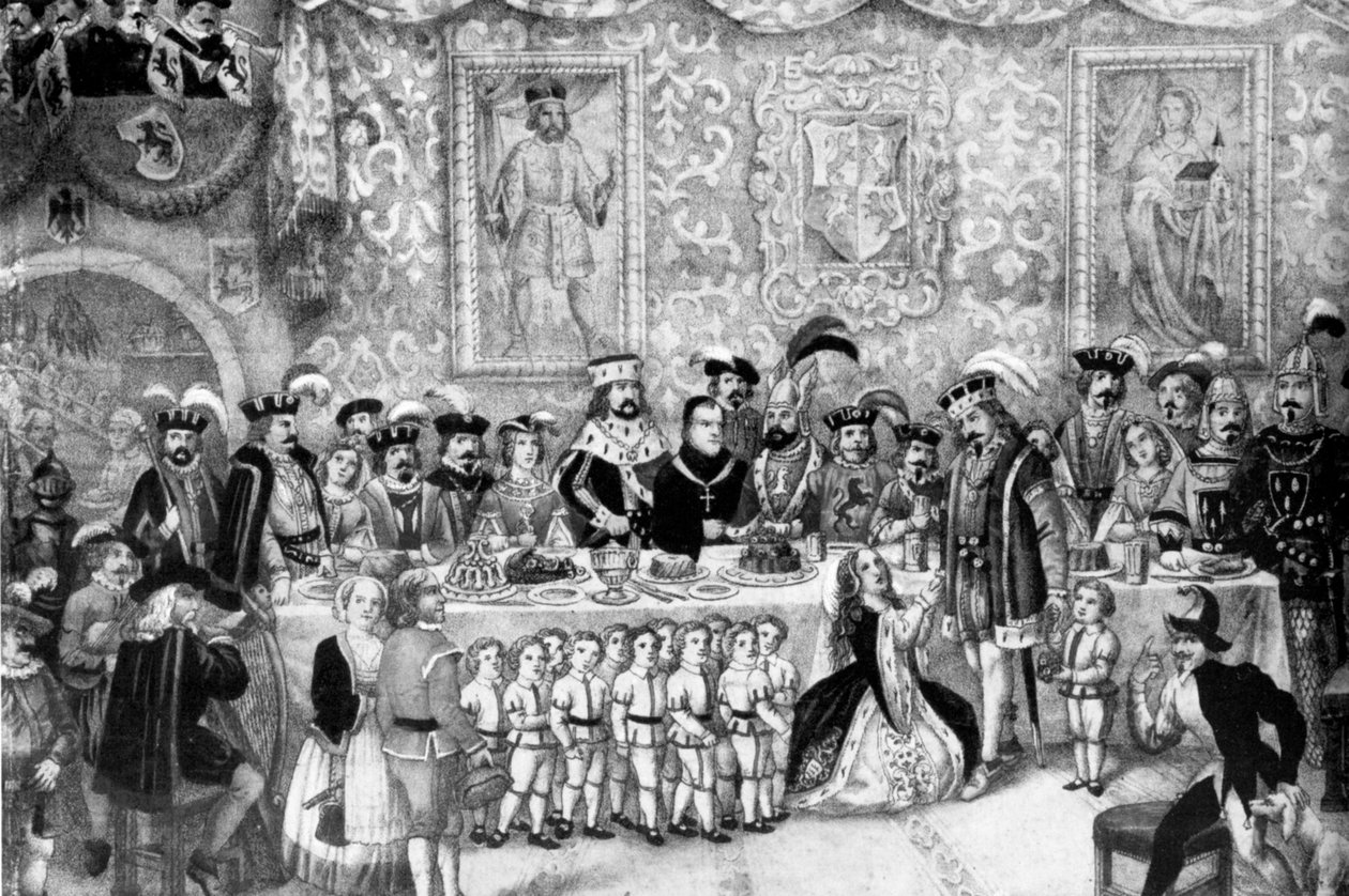 Welfensage，表演为狂欢节，于1862年3月3日播出 作者 约瑟夫·拜耳