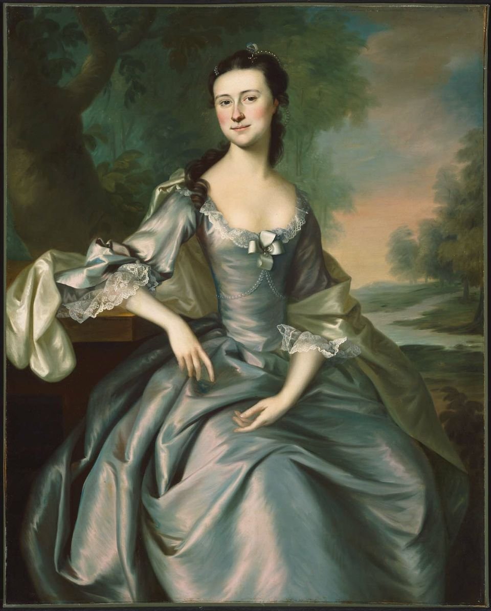 Susan Apthorp的肖像（Thomas Bulfinch夫人） 作者 约瑟夫·乔纳森·布莱克本