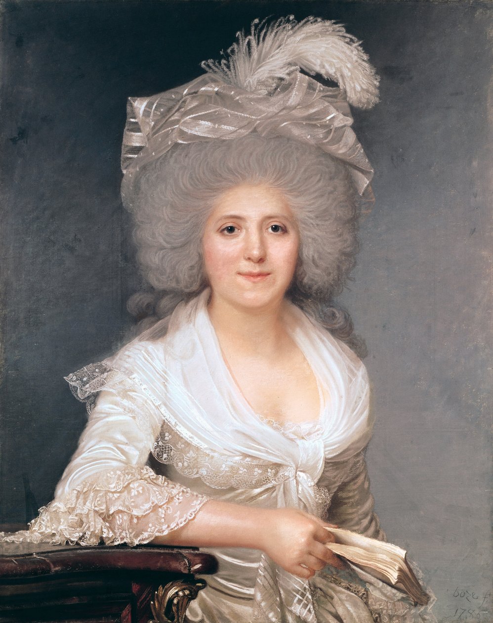 Jeanne-Louise-Henriette Campan女士的肖像（1752-1822）1786 作者 约瑟夫·博兹
