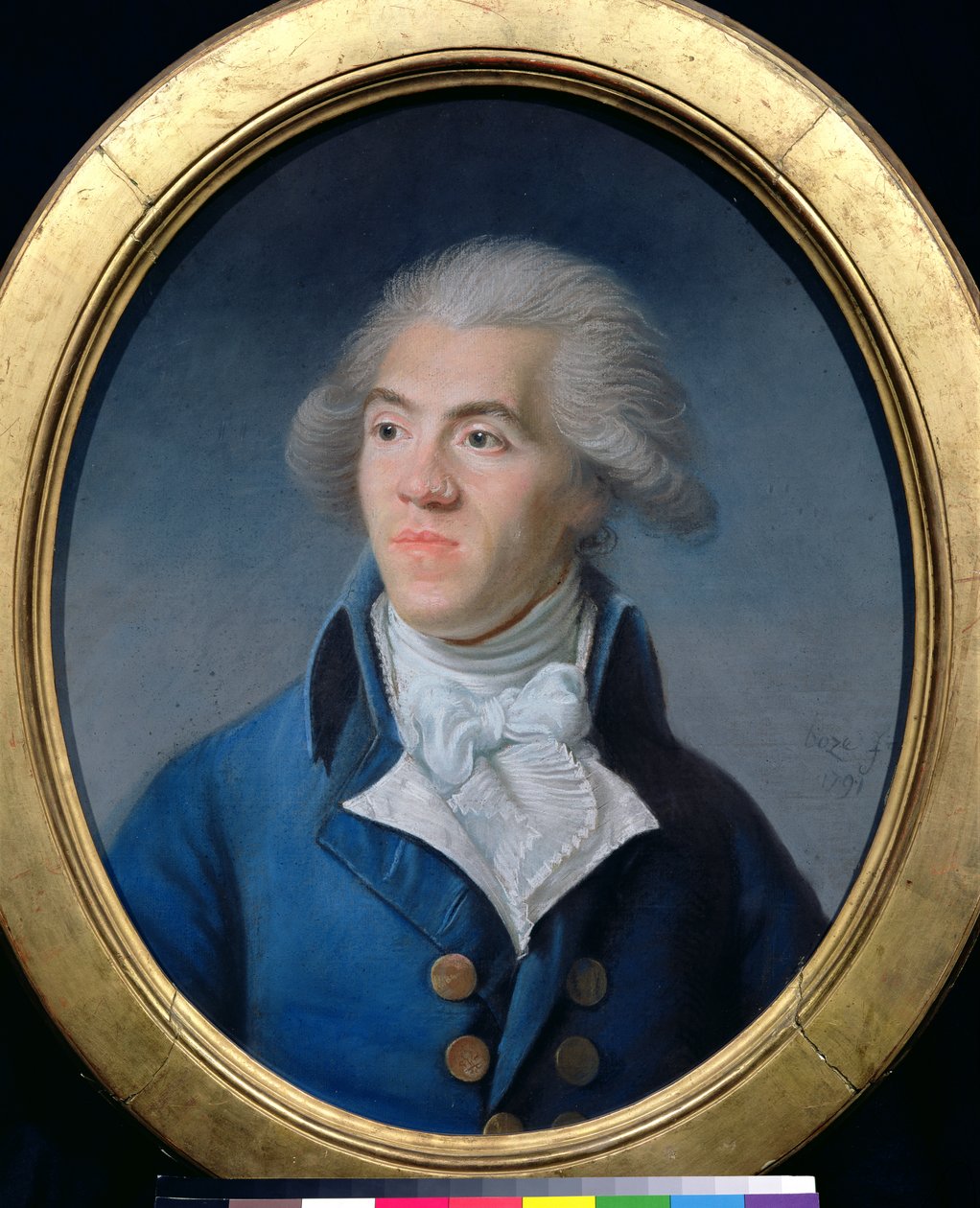 肖像被认为是Antoine Barnave（1761-93）1791（粉彩纸） 作者 约瑟夫·博兹