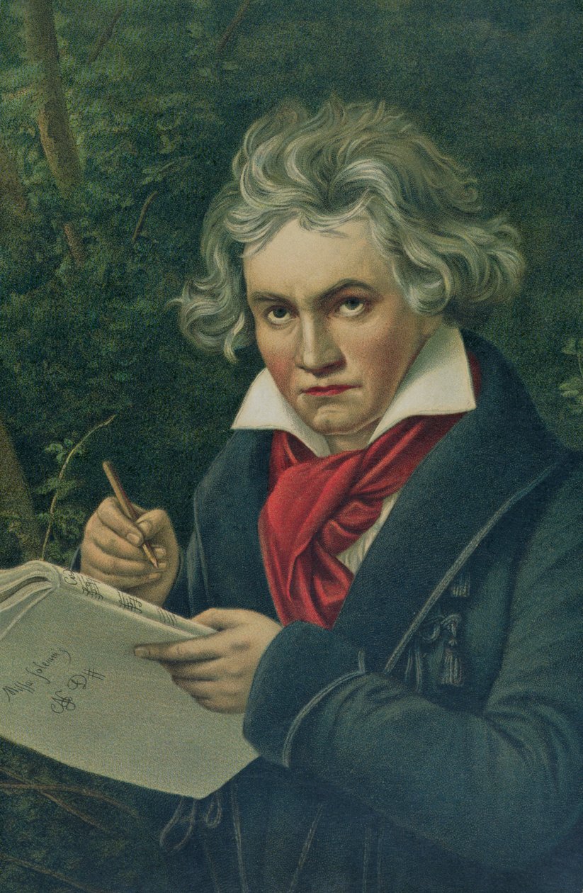 Ludwig van Beethoven（1770-1827），19世纪（另见126391） 作者 约瑟夫·卡尔·斯蒂勒