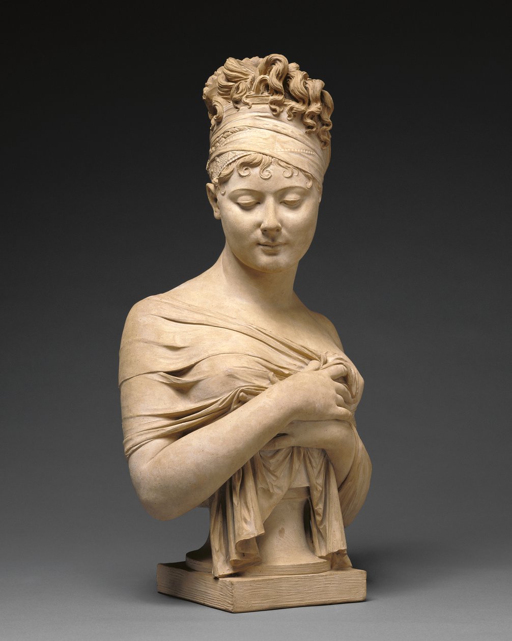 JulietteRécamier的半身像c.1801-2（兵马俑） 作者 约瑟夫·唐纳德
