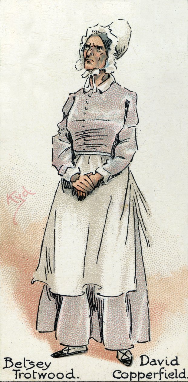 Betsey Trotwood，来自&39;David Copperfield&39;，作者Charles Dickens，1923年 作者 约瑟夫·克莱顿·克拉克