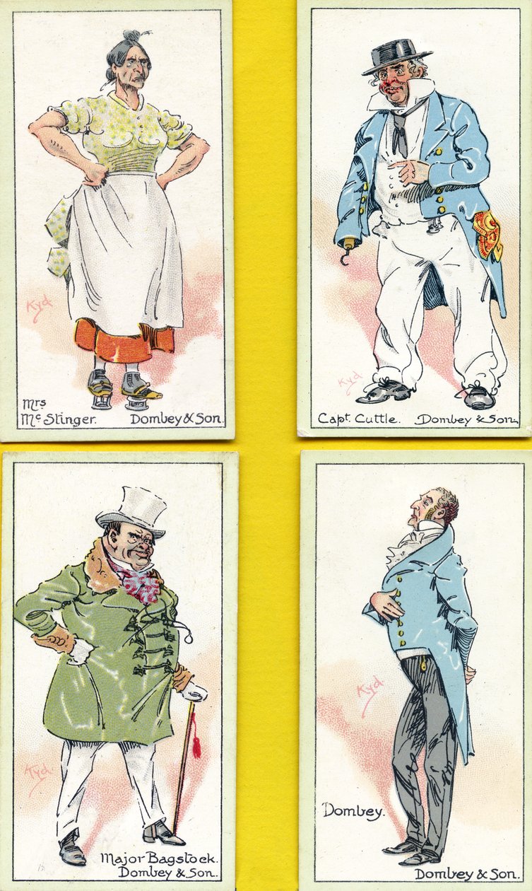 1923年查尔斯狄更斯的“Dombey und Son”中的人物 作者 约瑟夫·克莱顿·克拉克