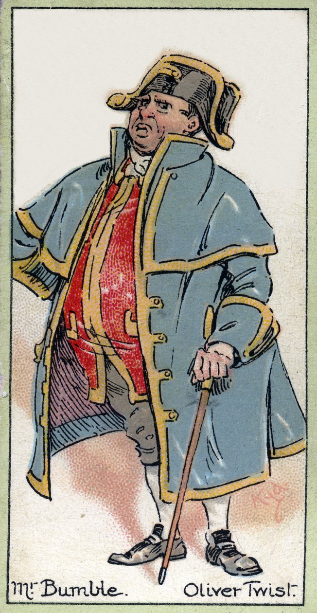 Bumble先生，来自&39;Oliver Twist&39;，查尔斯狄更斯，1923年 作者 约瑟夫·克莱顿·克拉克