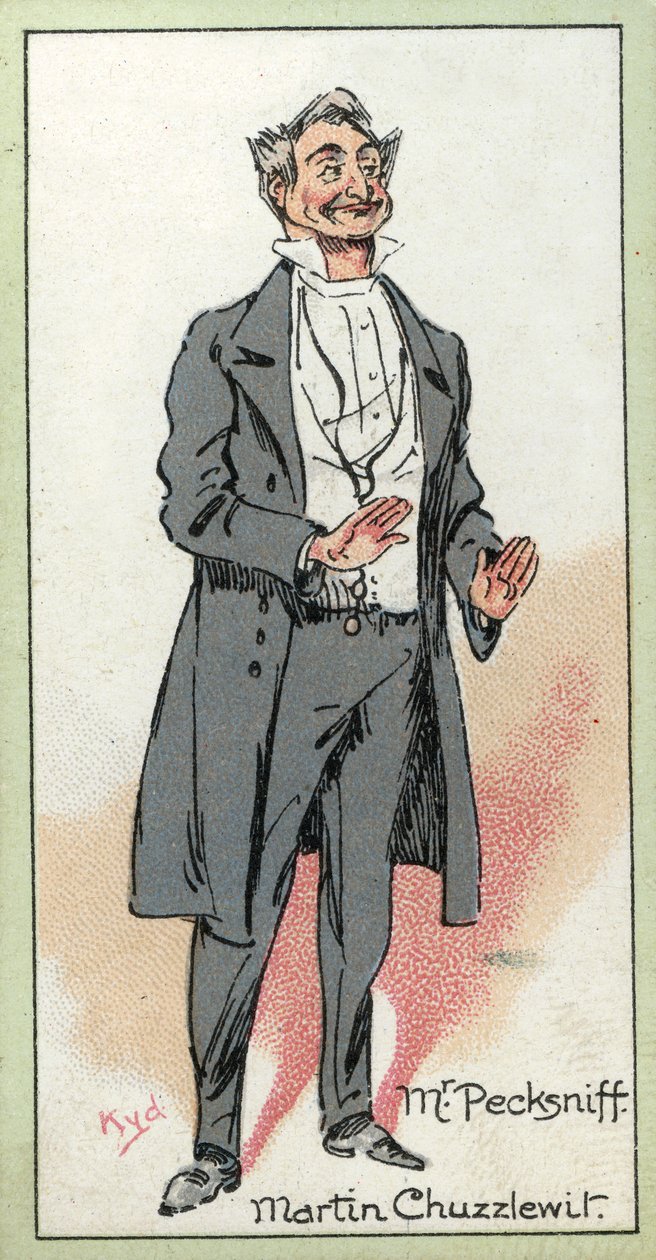 Pecksniff先生，来自&39;Martin Chuzzlewit&39;，查尔斯狄更斯，1923年 作者 约瑟夫·克莱顿·克拉克