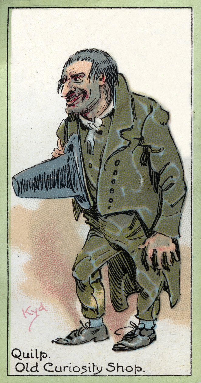 Quilp，来自1923年Charles Dickens的The Old Curiosity Shop 作者 约瑟夫·克莱顿·克拉克