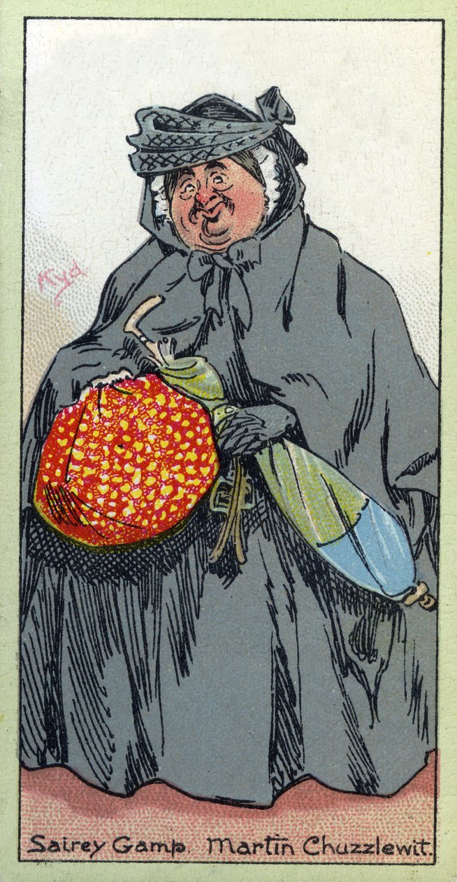 Sairey Gamp，来自&39;Martin Chuzzlewit&39;，1923年 作者 约瑟夫·克莱顿·克拉克