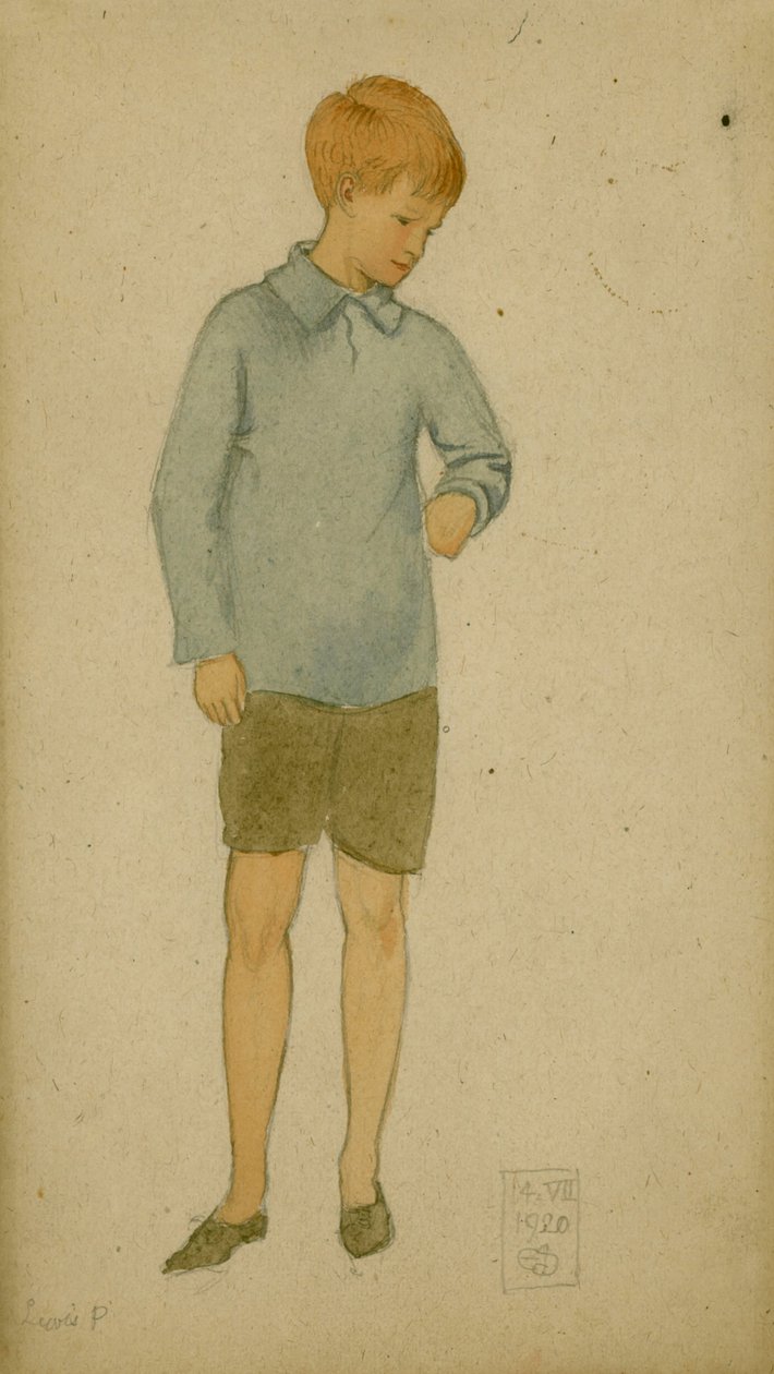 Lewis P.，1920年7月14日（铅笔和纸上写的） 作者 约瑟夫·爱德华·索撒尔