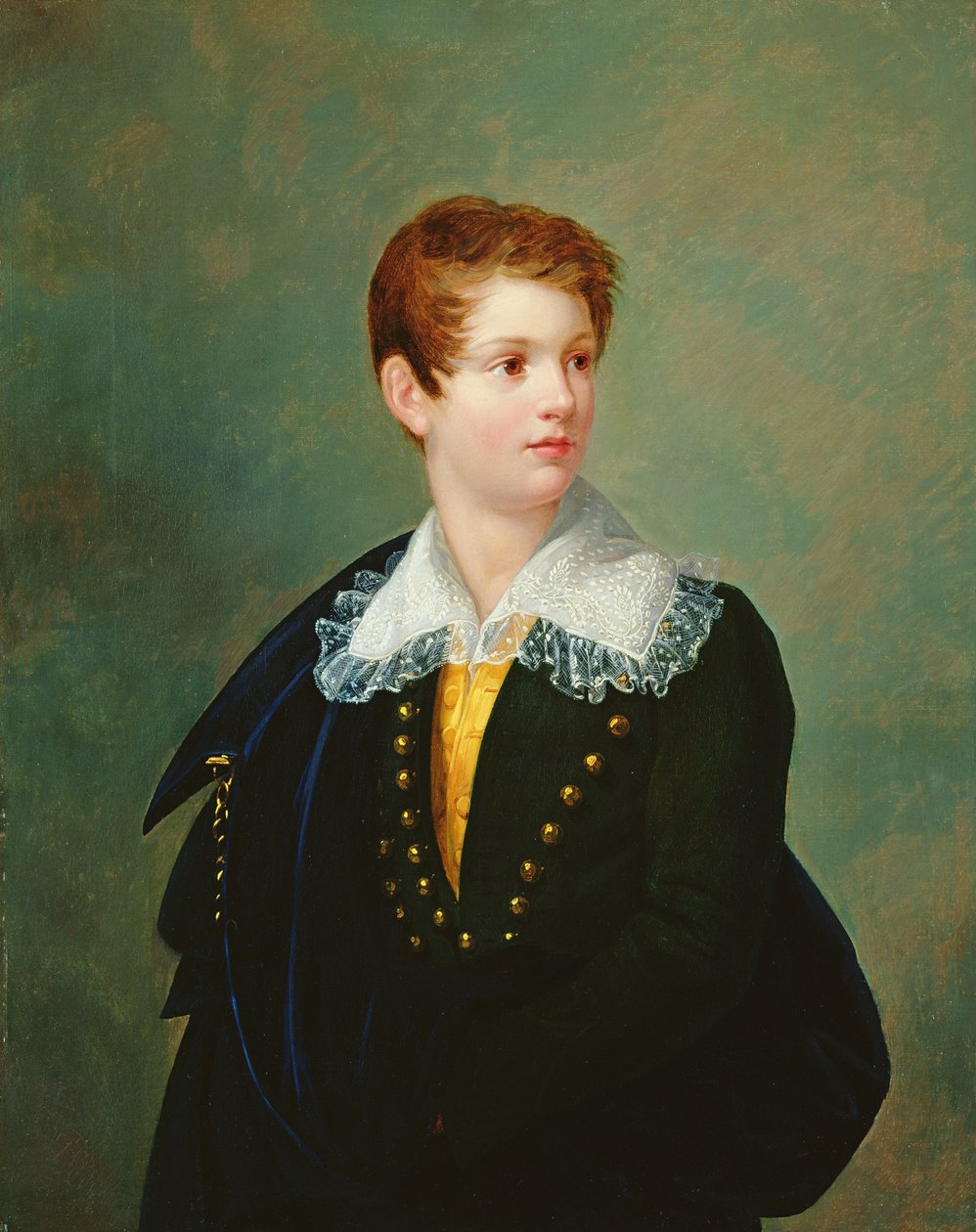Frederic-Napoleon Baciocchi（1815-33）c.1824的肖像 作者 约瑟夫·弗朗克