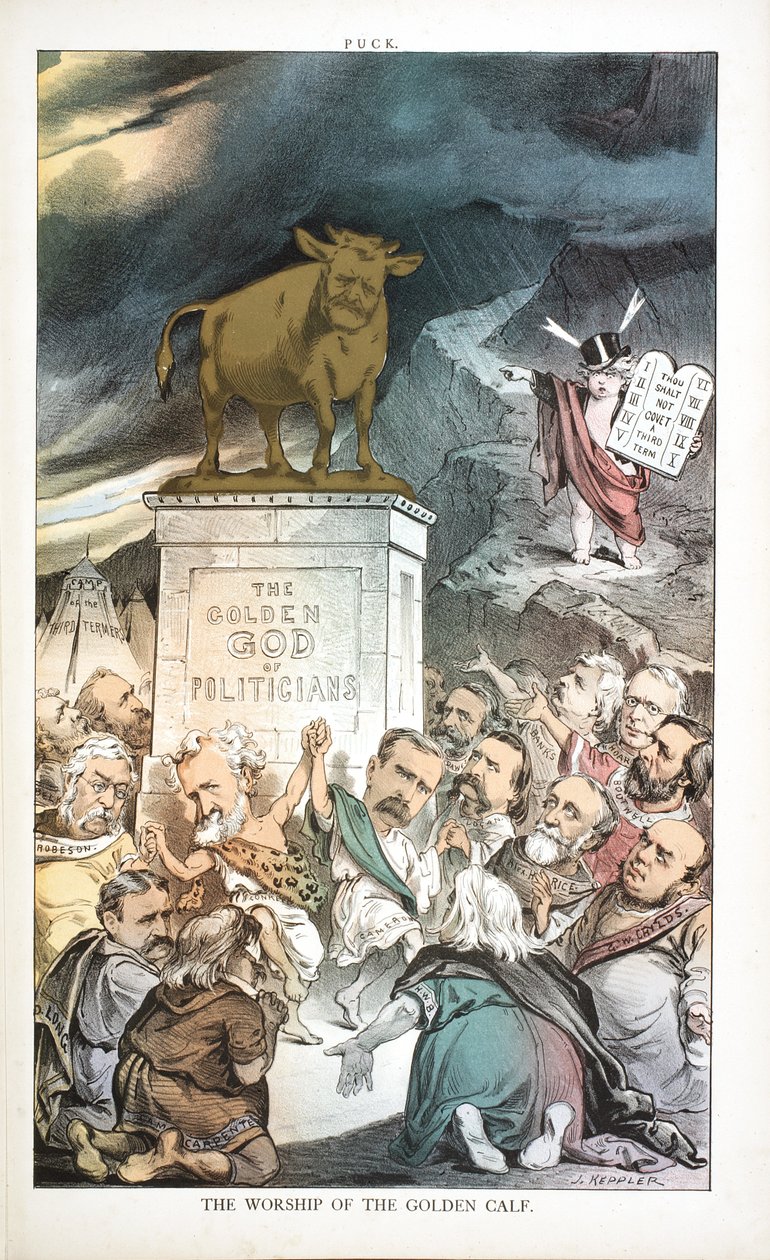 1880年金牛犊的崇拜 作者 约瑟夫·开普勒