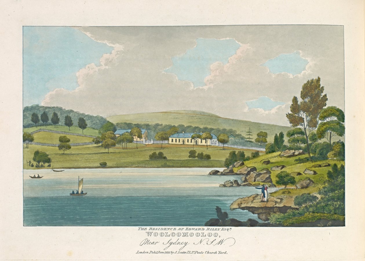 Edward Riley Esquire，Wooloomooloo，新南威尔士州悉尼附近的住所 作者 约瑟夫·莱切特