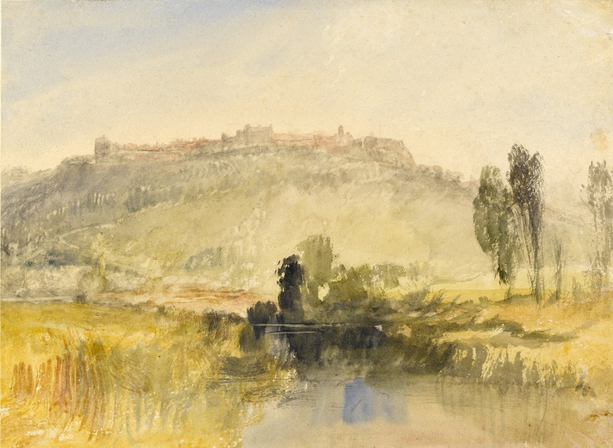 Carisbrooke城堡，怀特岛岛，c.1826 作者 约瑟夫·马洛德·威廉·特纳