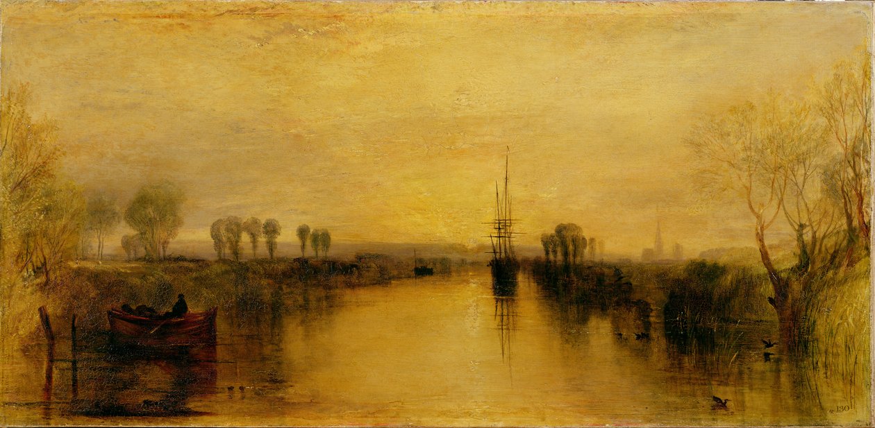 奇切斯特运河，c.1829 作者 约瑟夫·马洛德·威廉·特纳