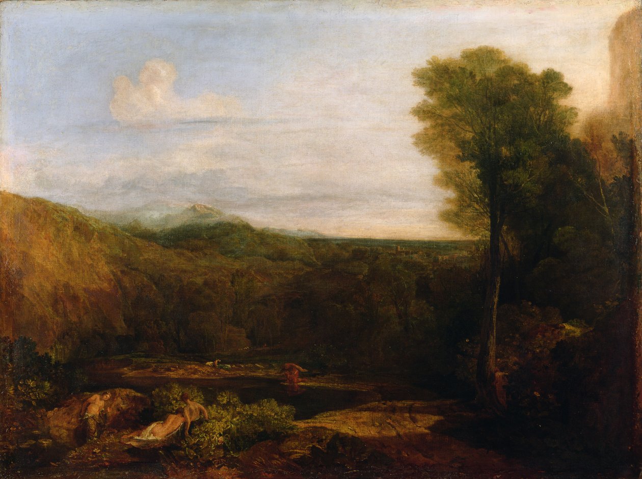 Echo和Narcissus，c.1804 作者 约瑟夫·马洛德·威廉·特纳