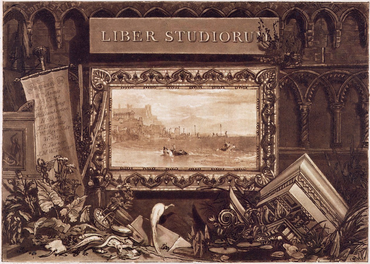 “Liber Studiorum”的主题，由JC Easling（fl.1788-1815）1812（蚀刻和mezzotint）雕刻而成 作者 约瑟夫·马洛德·威廉·特纳