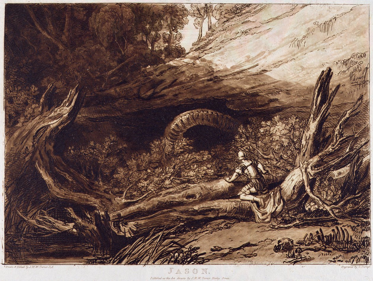 杰森，由查尔斯特纳（1773-1857）镌刻 作者 约瑟夫·马洛德·威廉·特纳