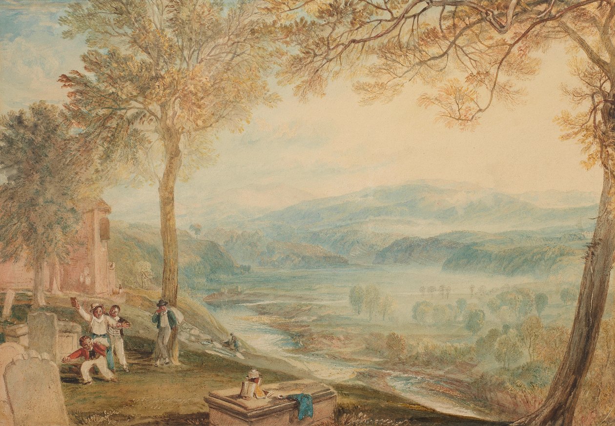 Kirkby Lonsdale墓地 作者 约瑟夫·马洛德·威廉·特纳