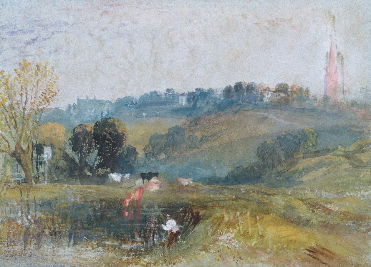 佩特沃斯附近景观，c.1828（水粉） 作者 约瑟夫·马洛德·威廉·特纳