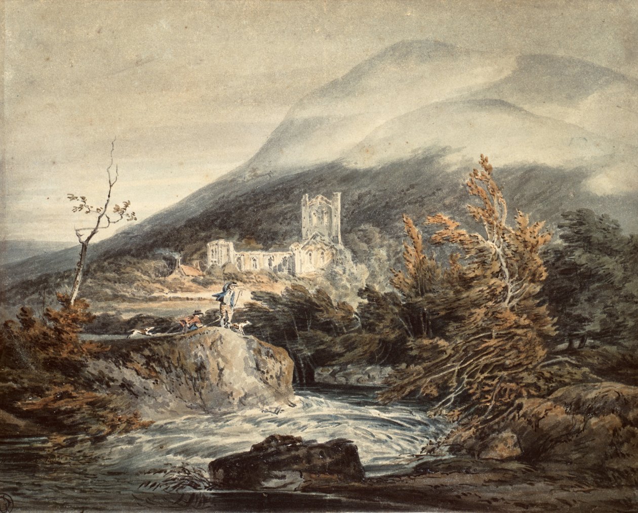Llanthony修道院，Monmouthshire 作者 约瑟夫·马洛德·威廉·特纳