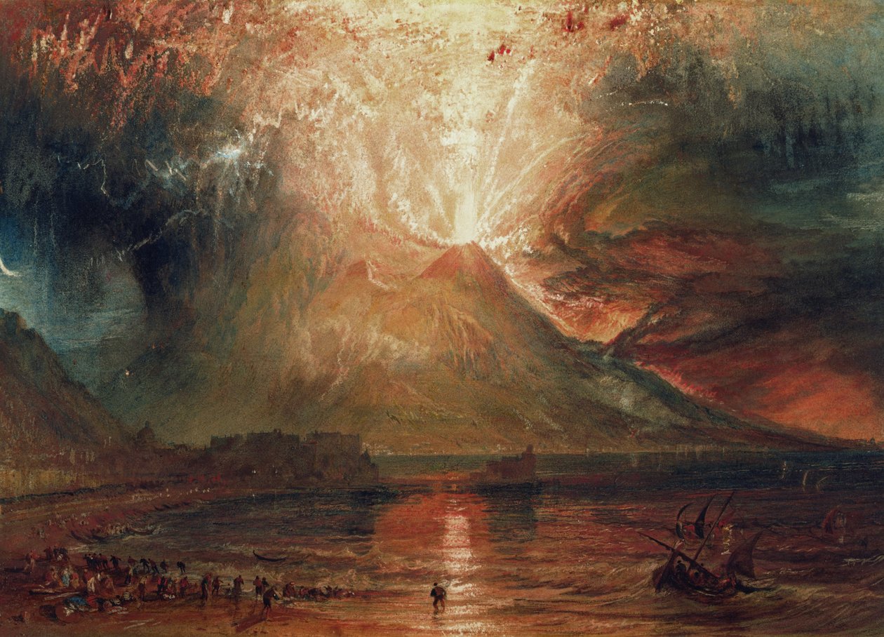 1817年火山喷发的维苏威火山 作者 约瑟夫·马洛德·威廉·特纳